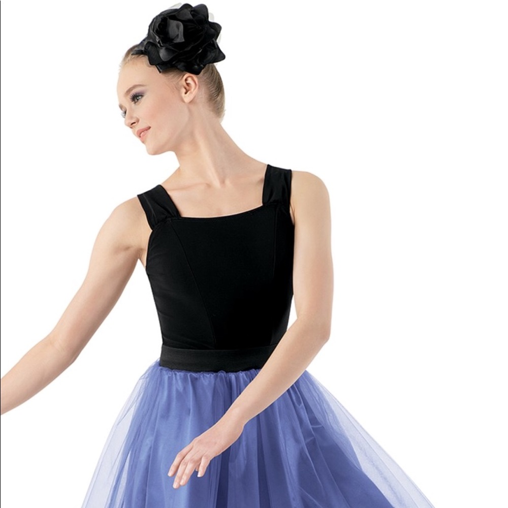 Weissman purple tulle ballet lyrical costume dress